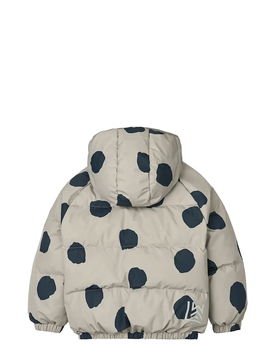 Liewood - Adelina Jacket - dunjakker & forede jakker - spot dots / mist - 1