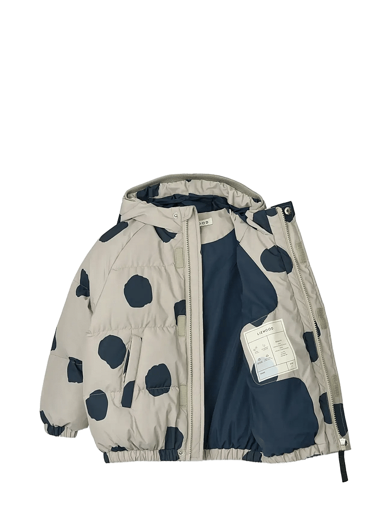 Liewood - Adelina Jacket - vinterjackor - spot dots / mist - 2