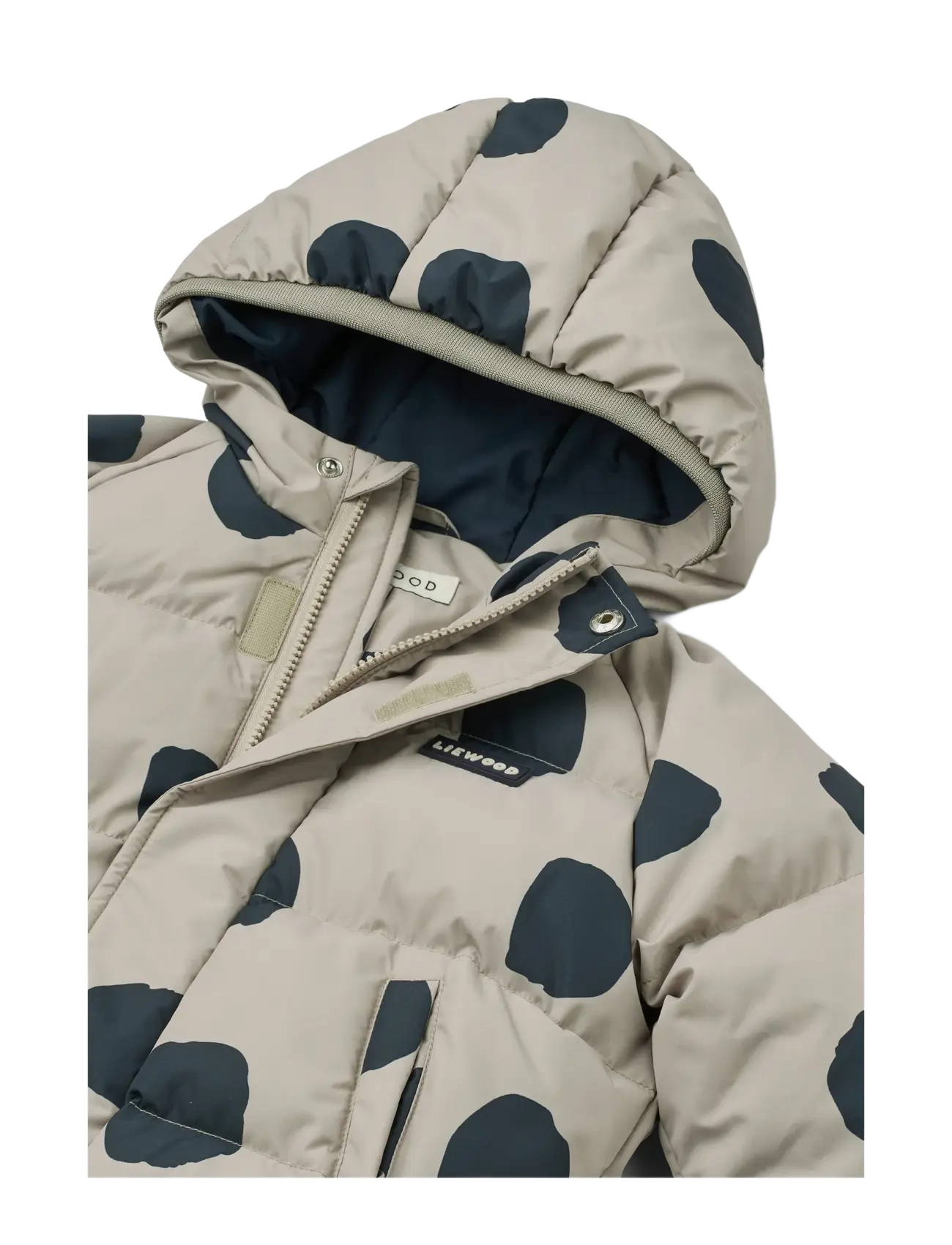 Liewood - Adelina Jacket - daunen- und steppjacken - spot dots / mist - 3