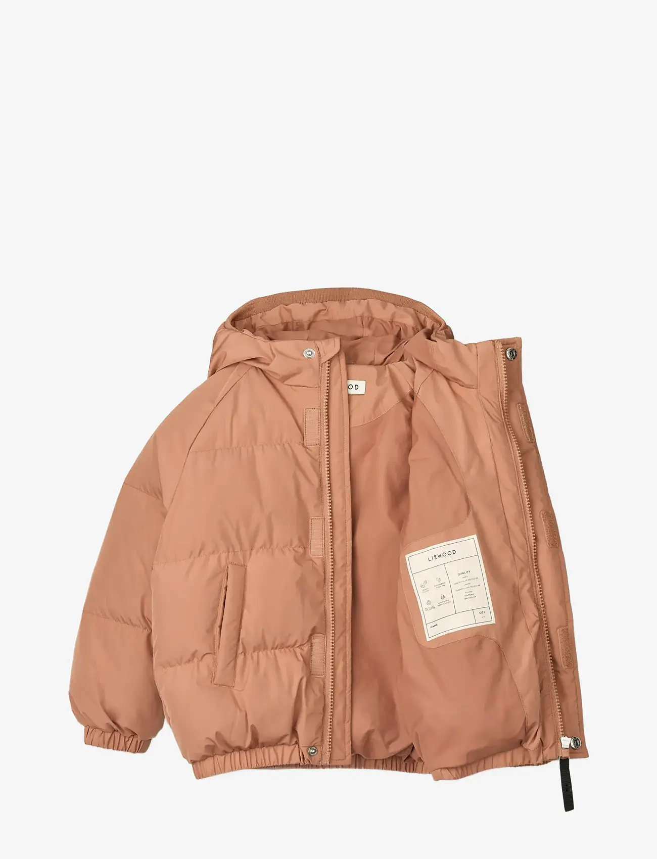 Liewood - Adelina Jacket - dunjakker & forede jakker - tuscany rose - 2