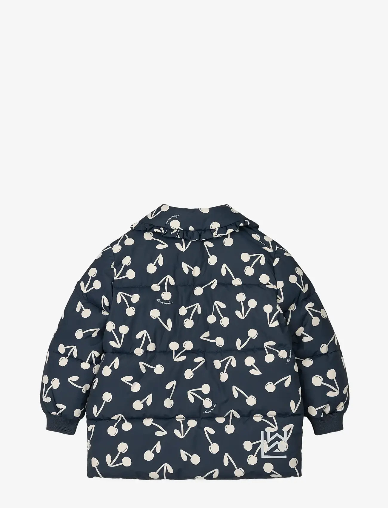 Liewood - Anemone Long Jacket - dunjakker & forede jakker - cherry blossom / classic navy - 1