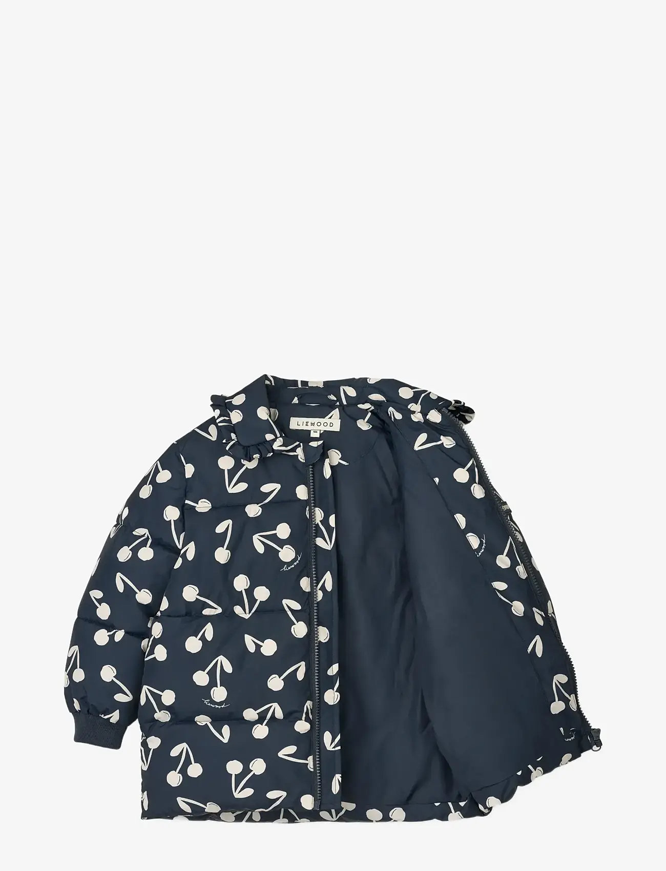 Liewood - Anemone Long Jacket - dunjakker & forede jakker - cherry blossom / classic navy - 2