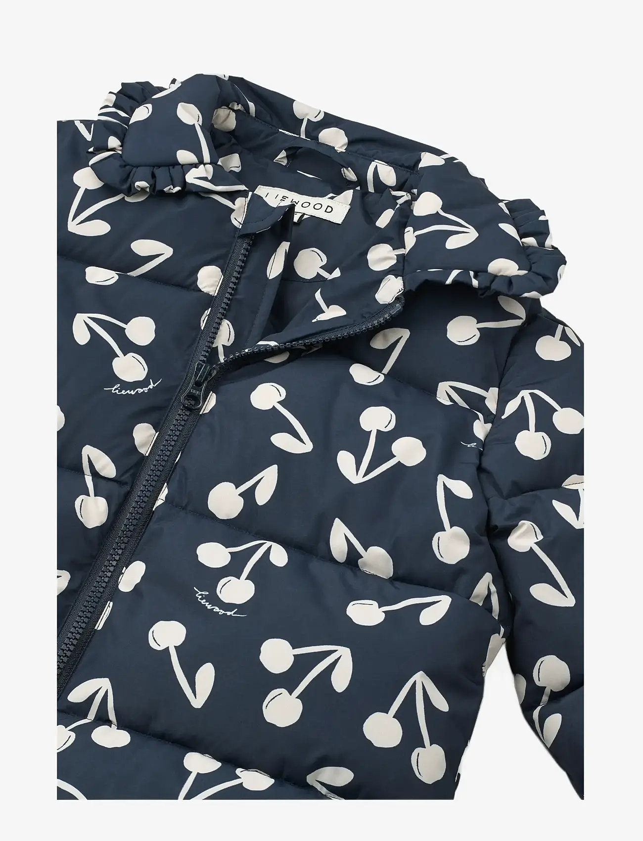 Liewood - Anemone Long Jacket - dunjakker & forede jakker - cherry blossom / classic navy - 3