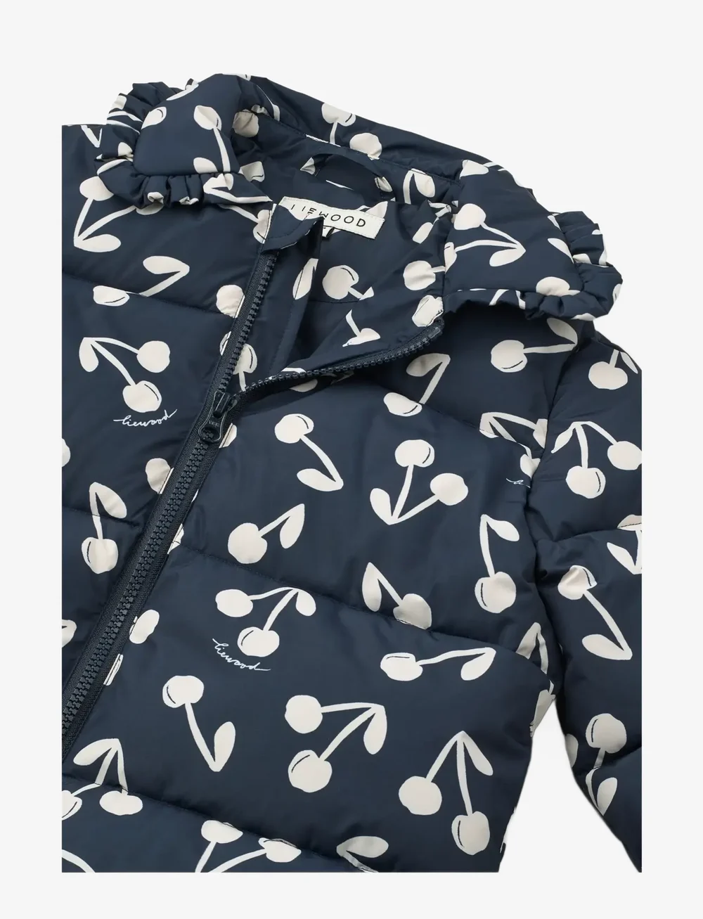 Liewood - Anemone Long Jacket - vinterjackor - cherry blossom / classic navy - 3