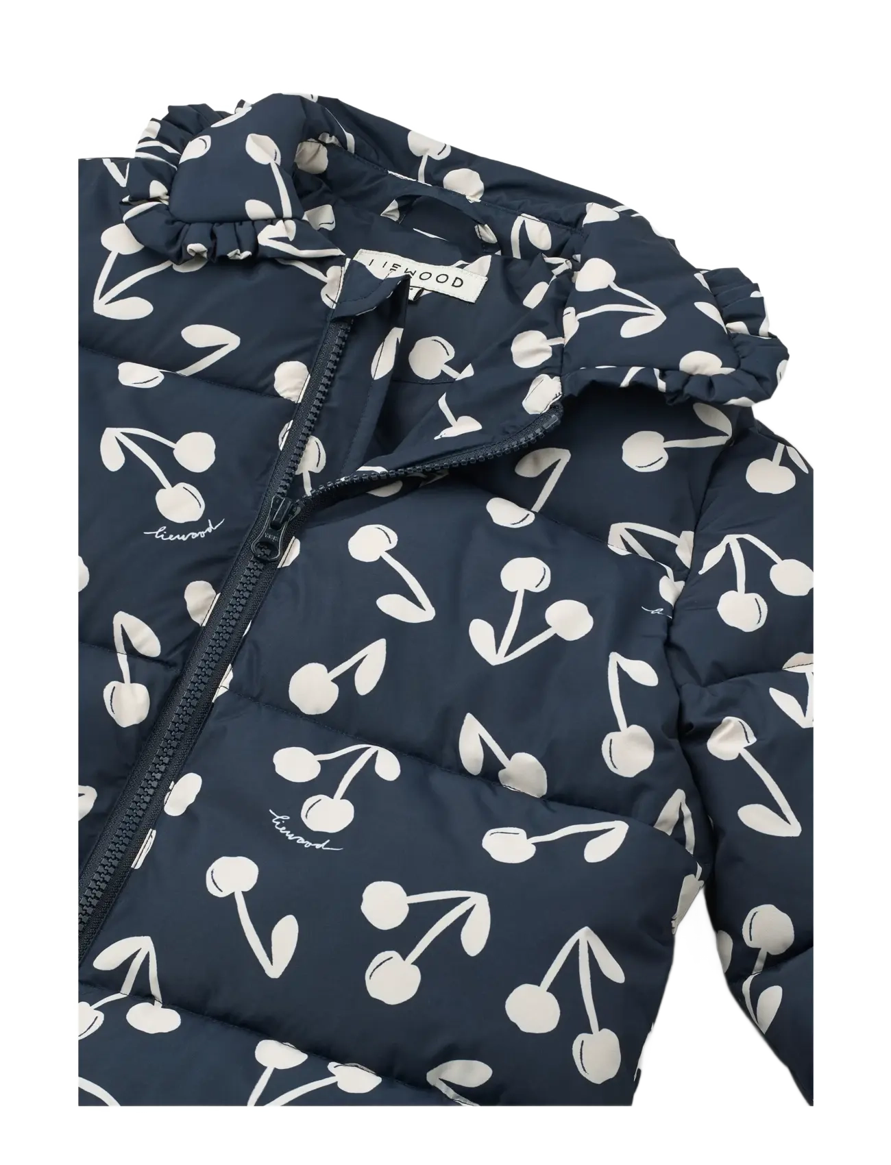 Liewood - Anemone Long Jacket - joped - cherry blossom / classic navy - 3