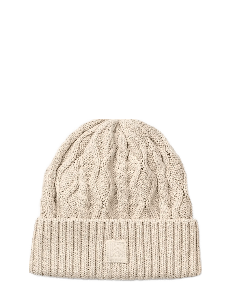 Liewood - Ezra Beanie w. Cables - beanies - sandy - 0