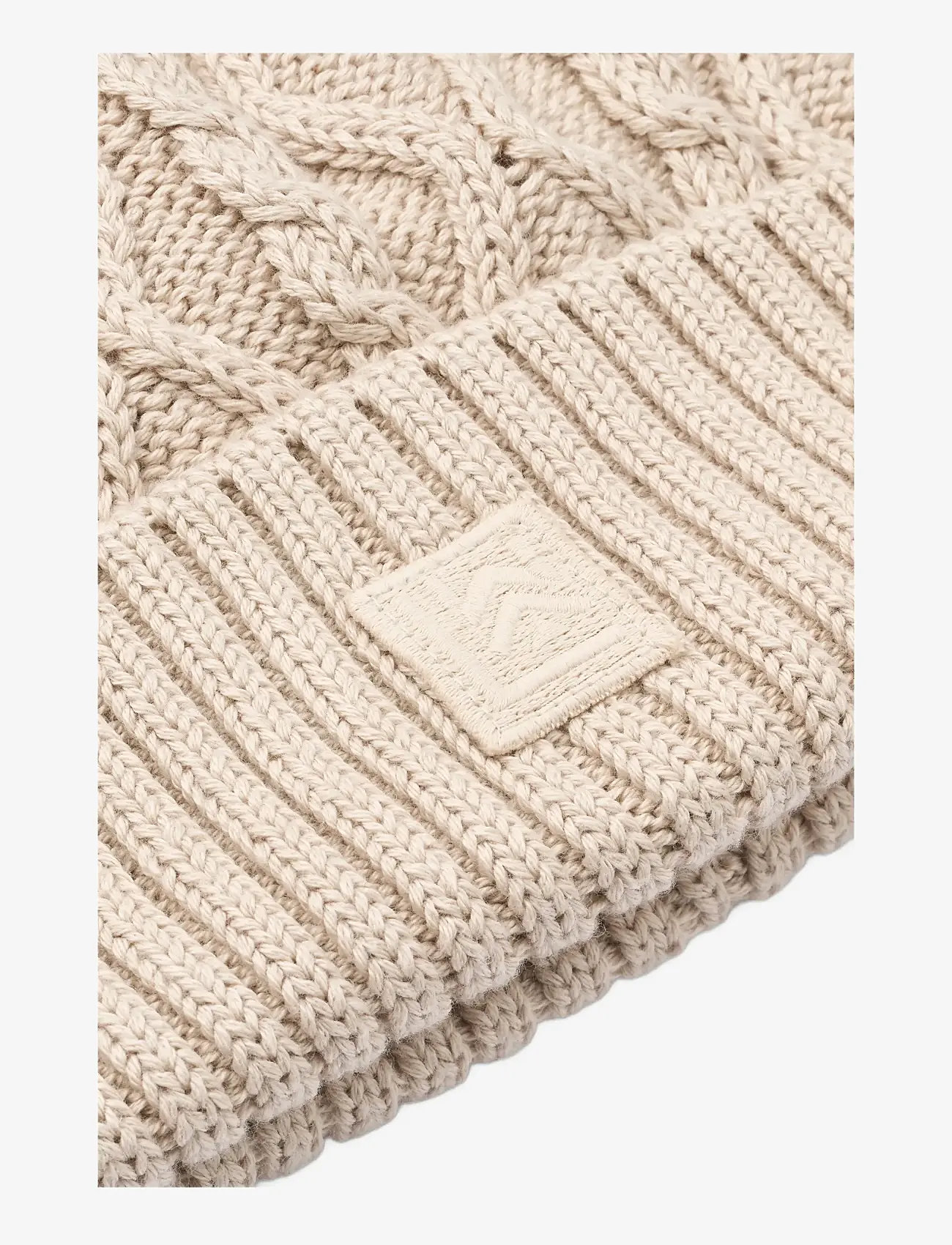 Liewood - Ezra Beanie w. Cables - beanies - sandy - 1