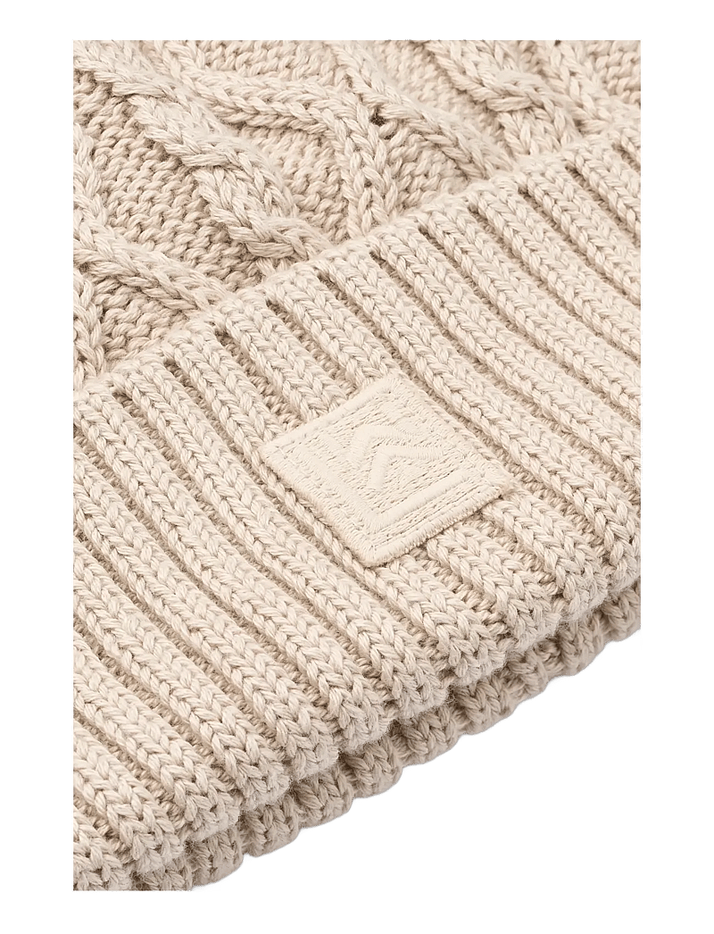 Liewood - Ezra Beanie w. Cables - beanies - sandy - 1