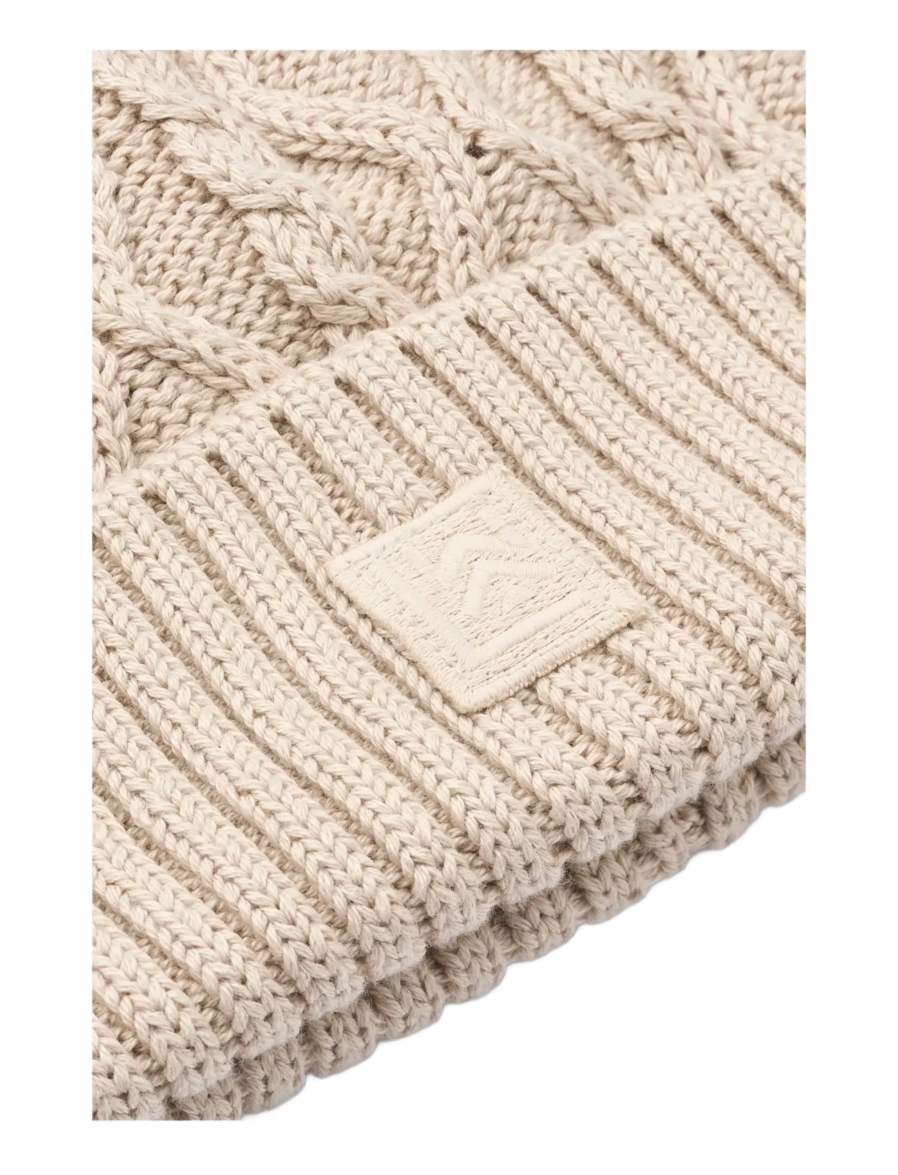 Liewood - Ezra Beanie w. Cables - beanies - sandy - 1
