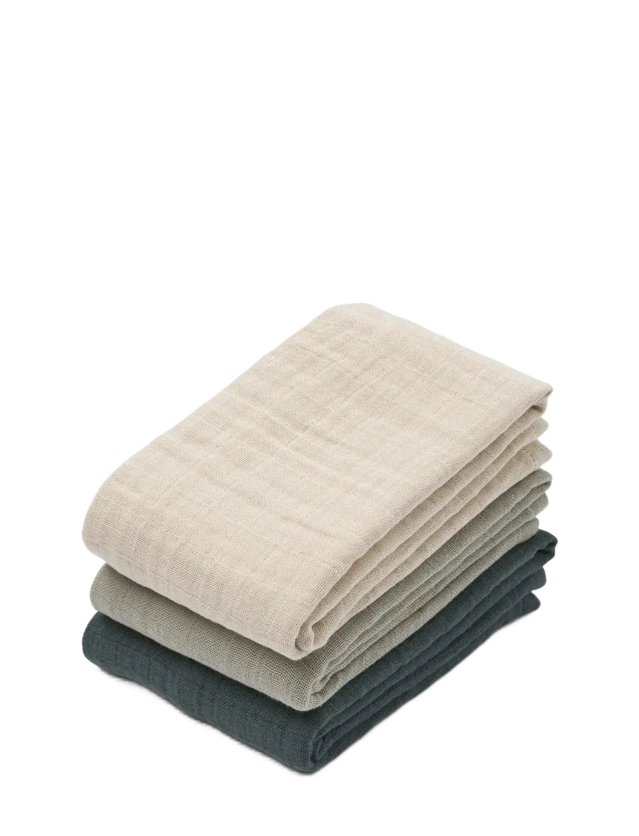 Liewood Lewis Muslin Cloth 3-Pack, One Size, Muslins, Mehrfarbig/gemustert - Cloths, Kinder