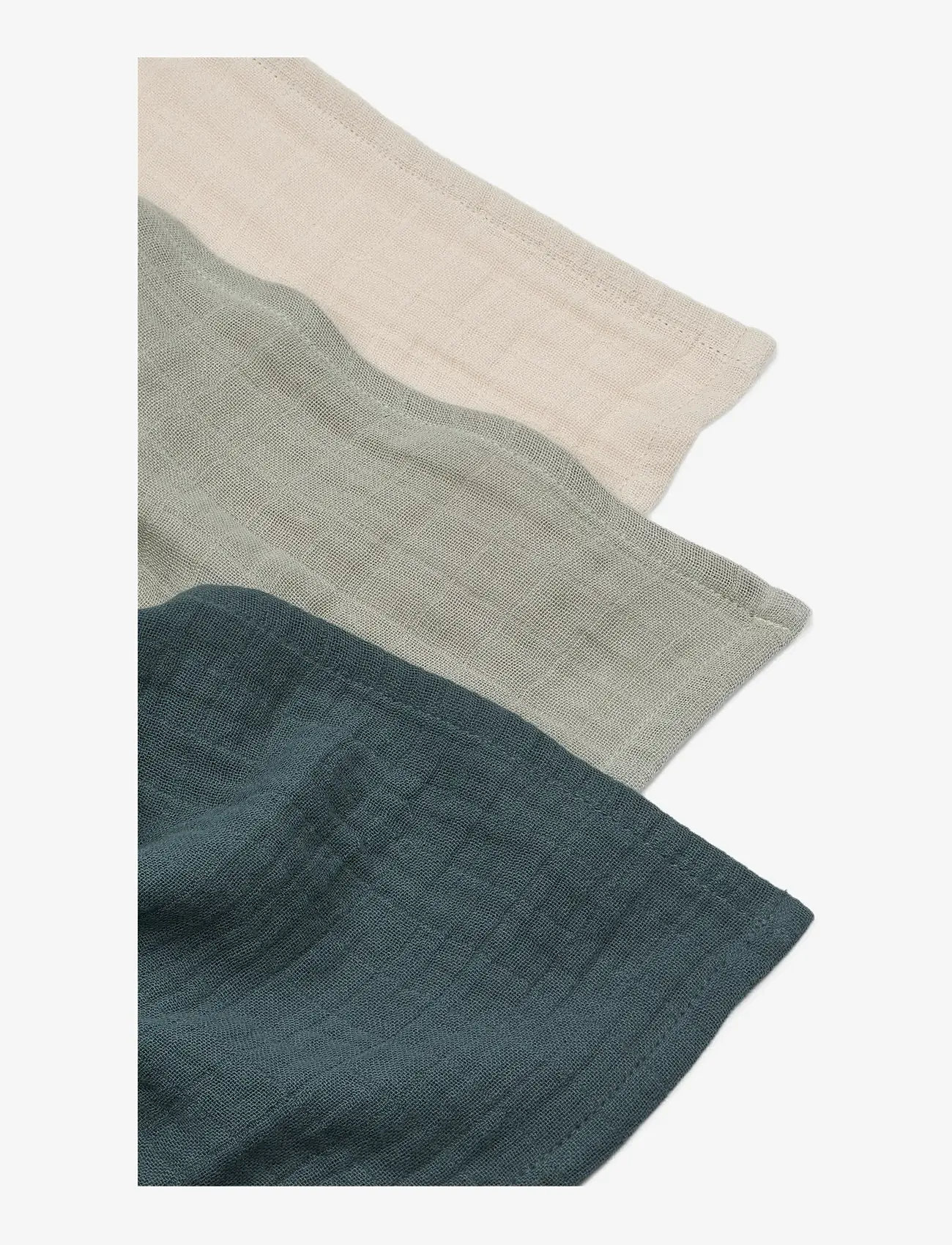 Liewood - Lewis Muslin Cloth 3-Pack - musliinist lapid - dove blue mix - 1