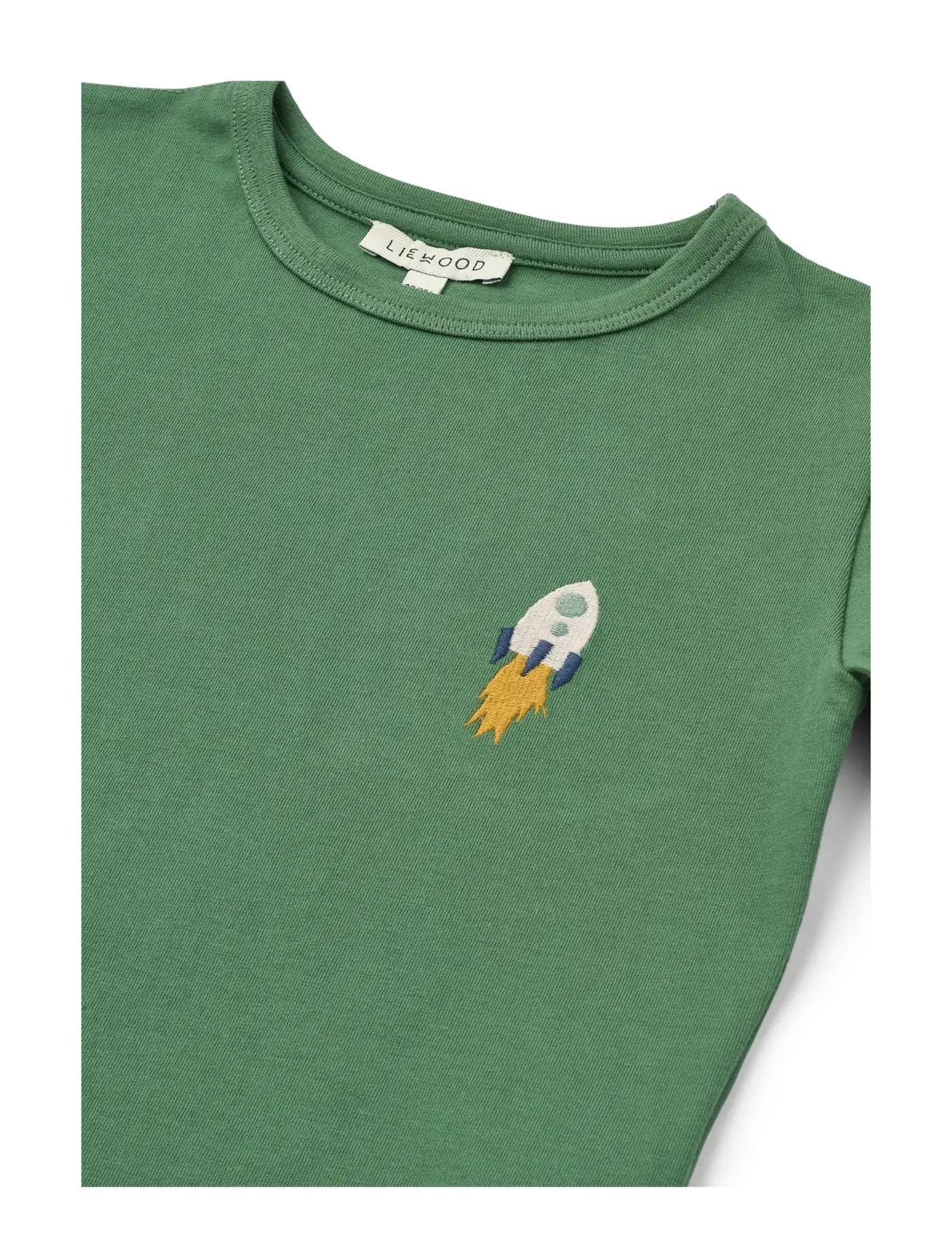 Liewood - Apia Placement Longsleeve T-shirt - langærmede t-shirts - love my planet / dusty ivy multi mix - 2
