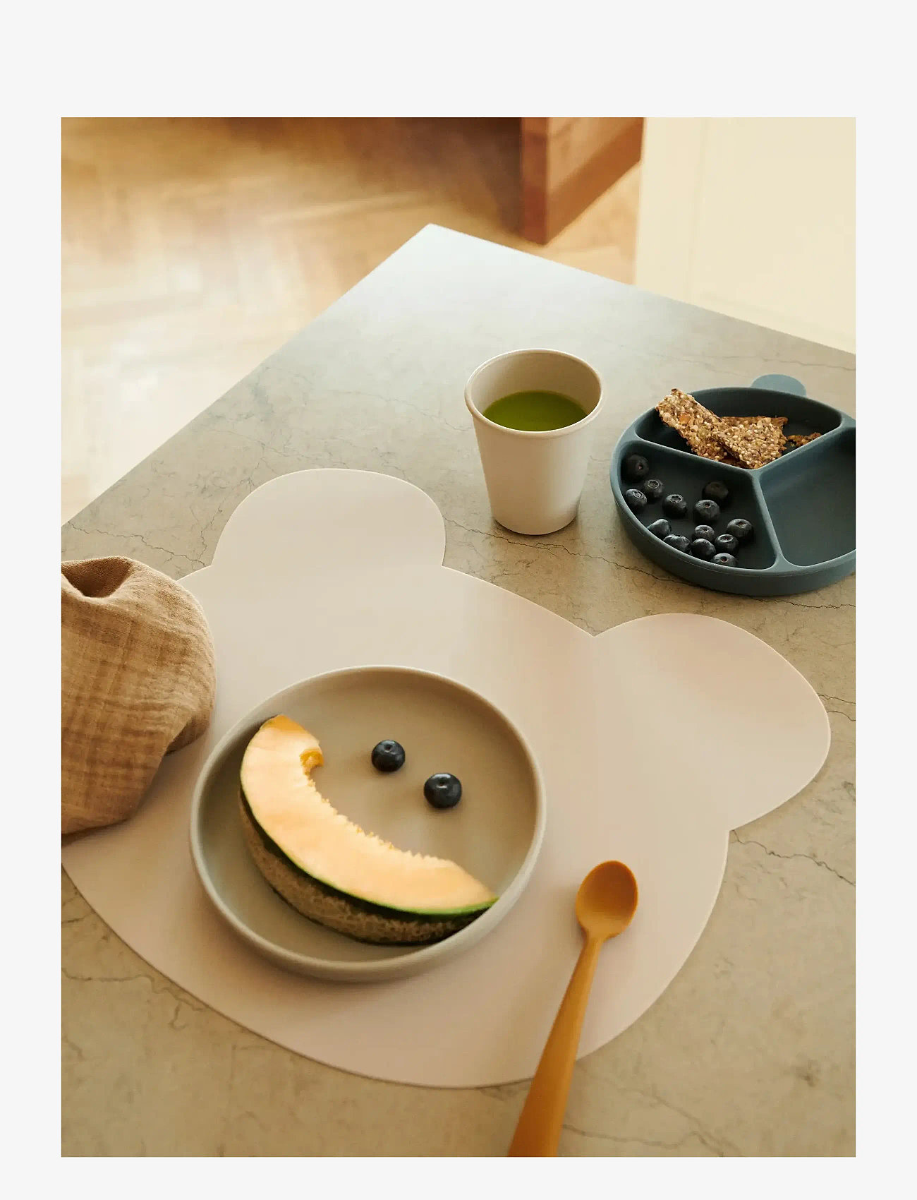 Liewood - Aura Bear Placemat - placemats - sandy - 1