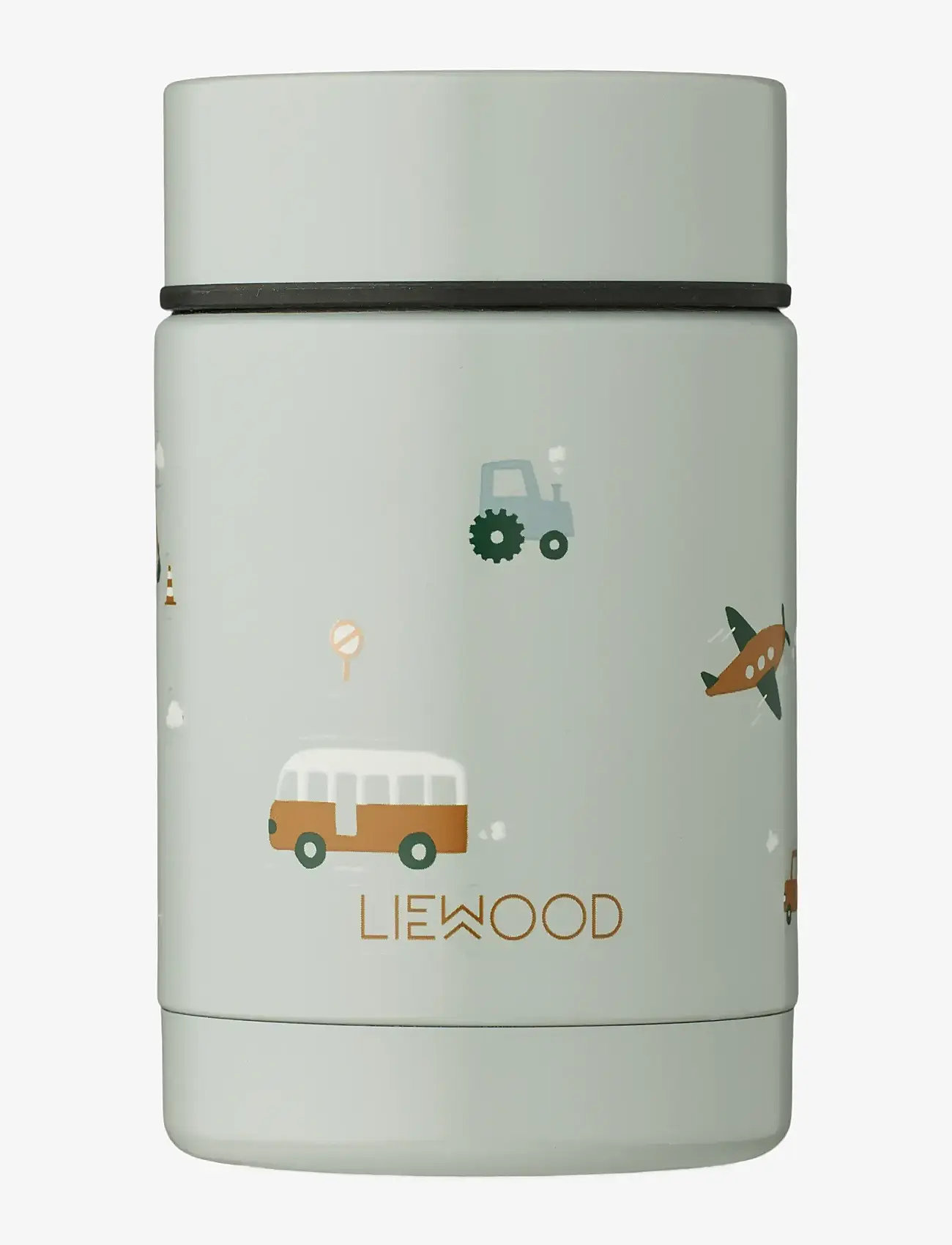 Liewood - Nadja Food Jar - opbevaringsbøtter til babymad - vehicles/dove blue mix - 0