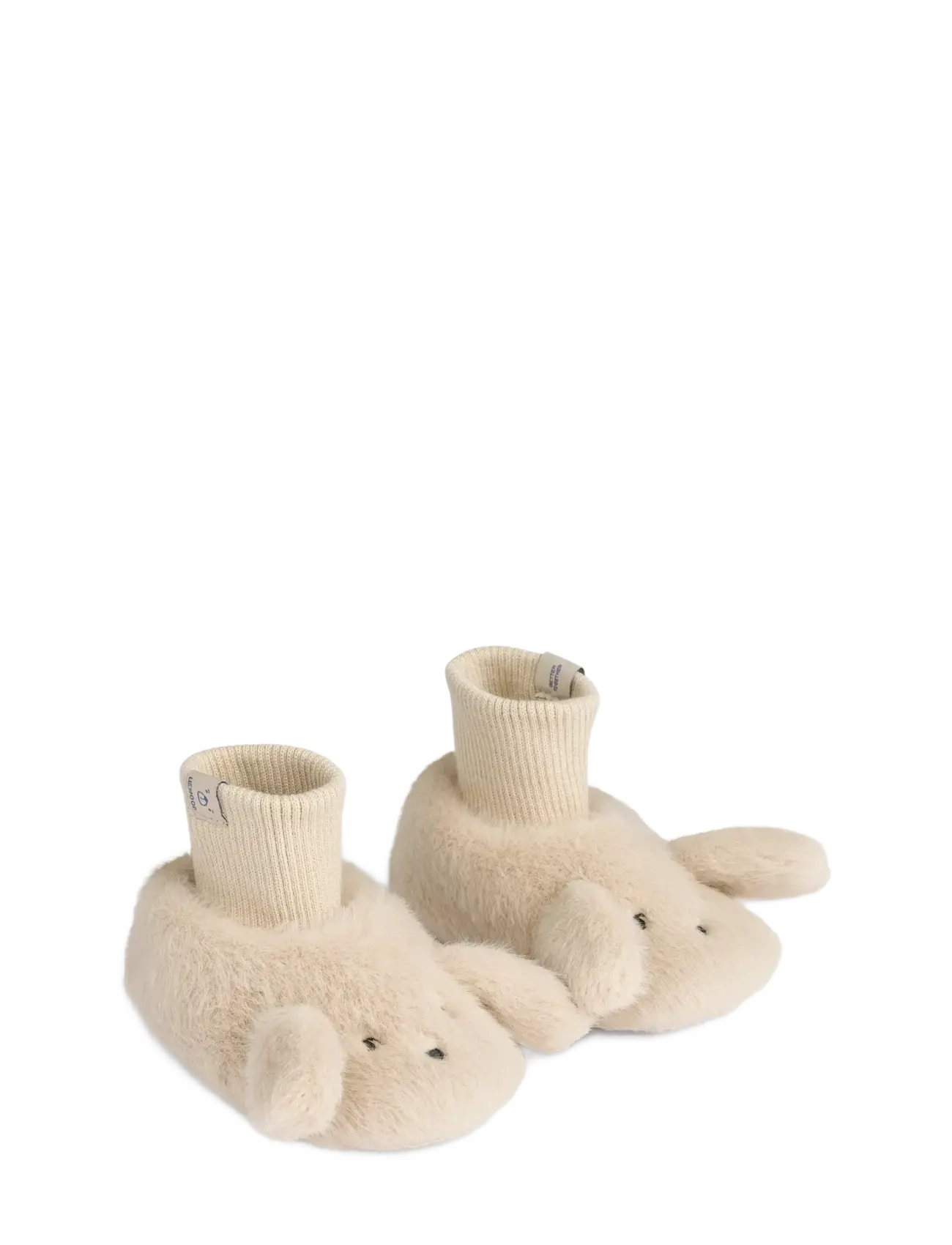 Liewood Beth Rabbit Plush Slippers, 18/19, Cream, Sko > Tøfler Og Indendørssko, Børn
