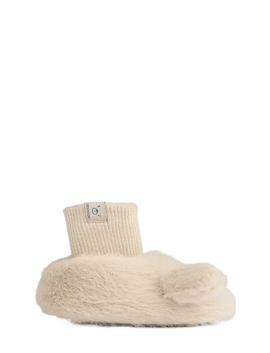 Liewood - Beth Rabbit Plush Slippers - hausschuhe - mist - 2