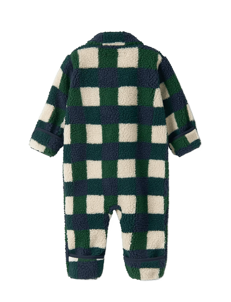Liewood - Nolano Pile Jumpsuit - fliiskombinesoonid - mega check / bright garden - 2