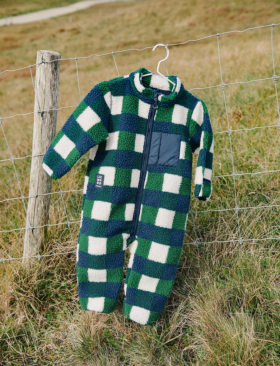 Liewood - Nolano Pile Jumpsuit - fliiskombinesoonid - mega check / bright garden - 0