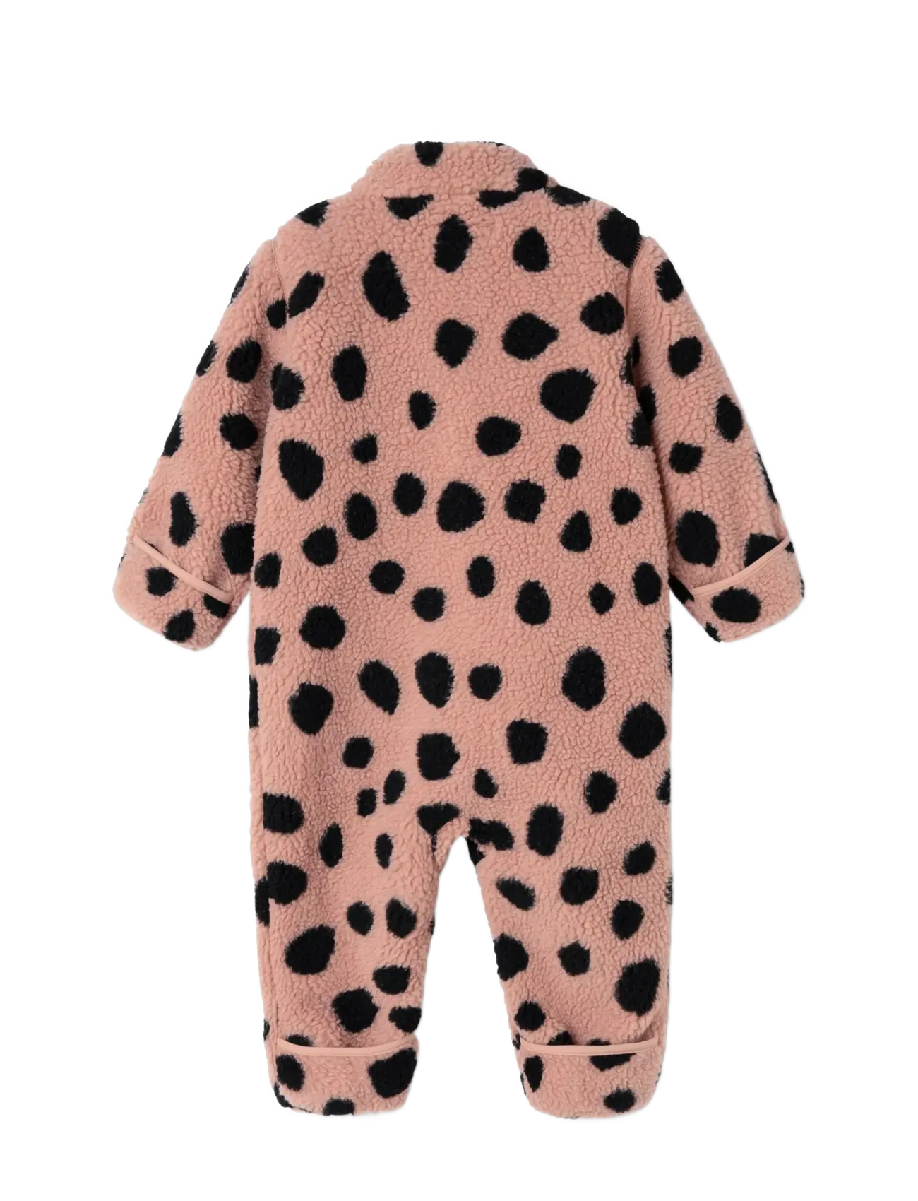 Liewood - Nolano Pile Jumpsuit - fleece coveralls - mega leo spot / pale tuscany - 1