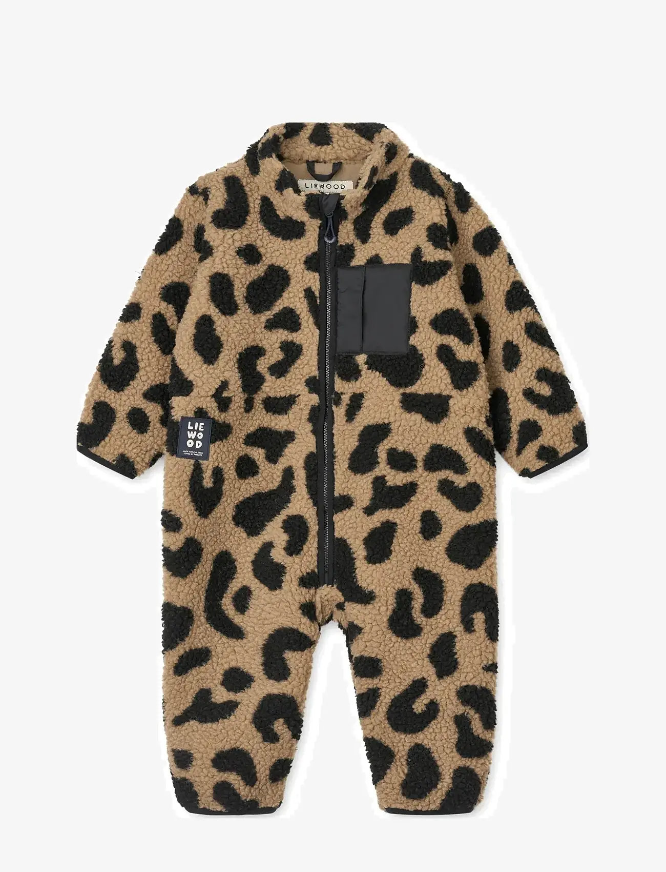 Liewood - Nolano Pile Jumpsuit - fleecedragter - mega leo / oat mix - 0