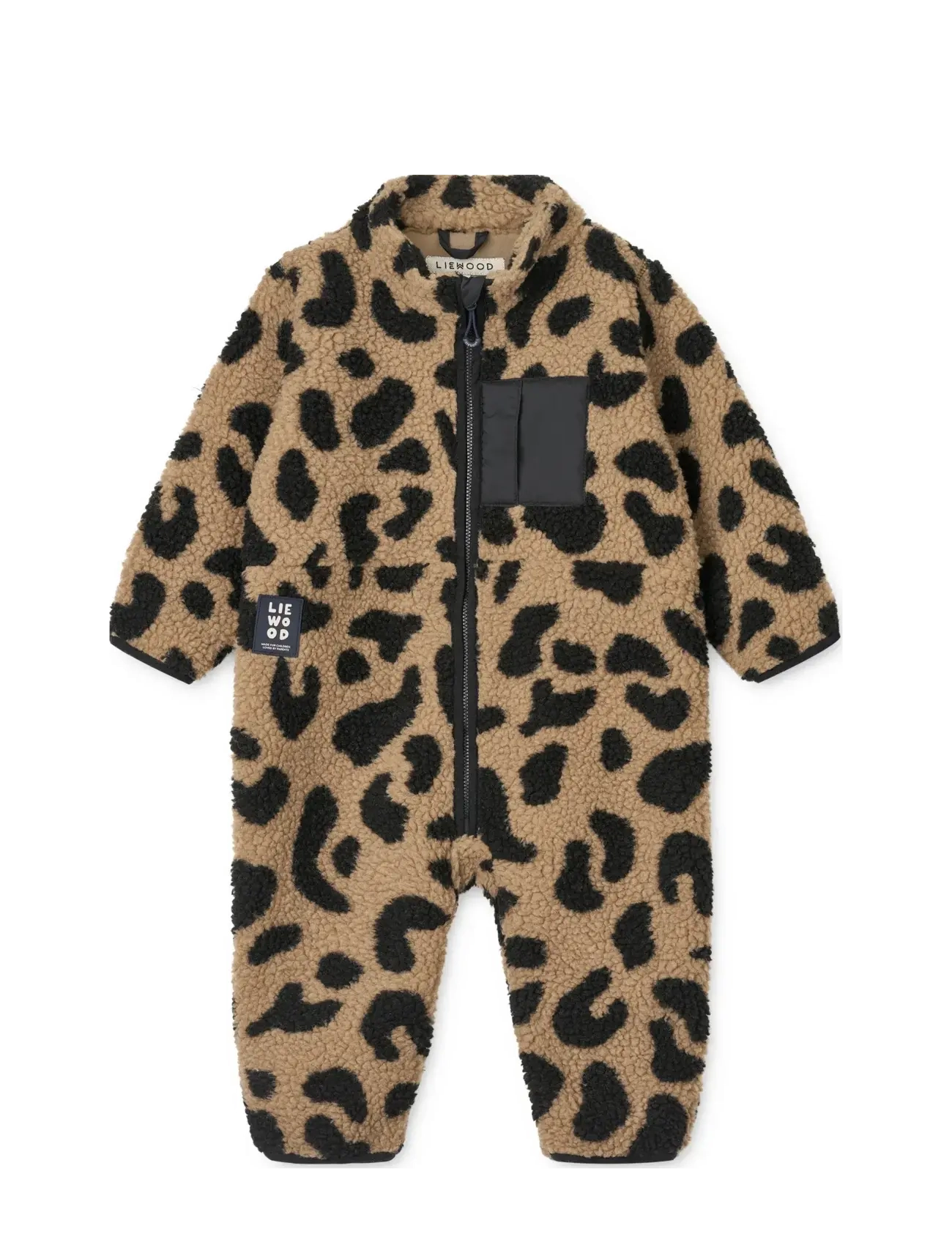Liewood Nolano Pile Jumpsuit - Oberbekleidung - MEGA LEO / OAT MIX / brown