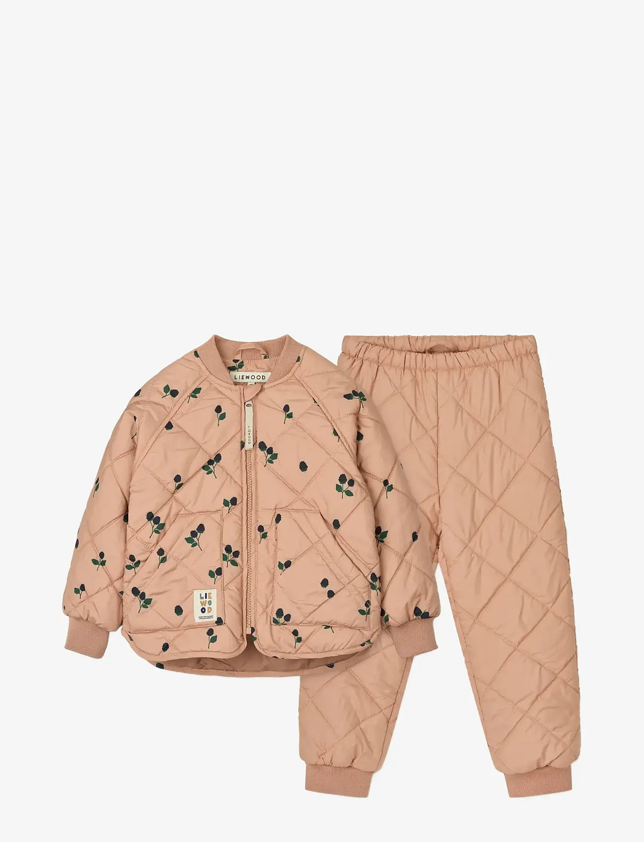 Liewood - Zella Thermo Set - termosæt - berry / pale tuscany / embroidery - 0
