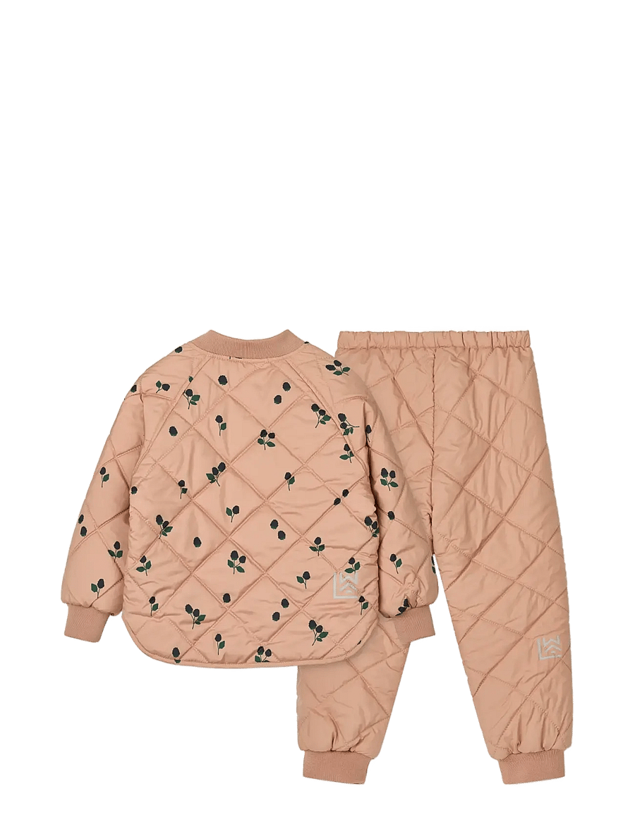 Liewood - Zella Thermo Set - termoställ - berry / pale tuscany / embroidery - 2