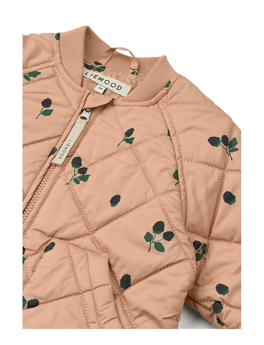 Liewood - Zella Thermo Set - termoställ - berry / pale tuscany / embroidery - 5