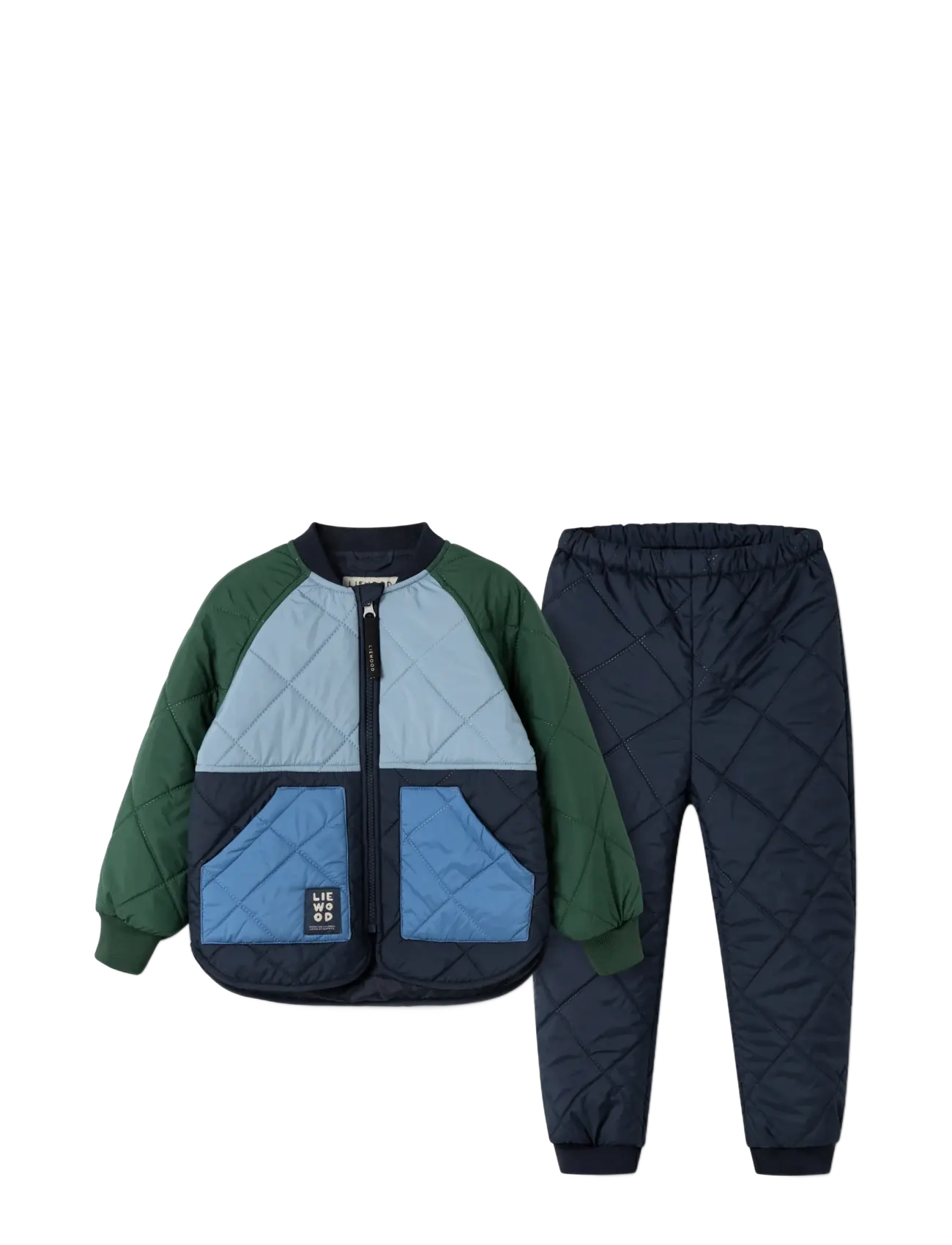 Liewood Zella Thermo Set, 116, Navy, Termo-Yttertøj > Termo-Sæt, Børn