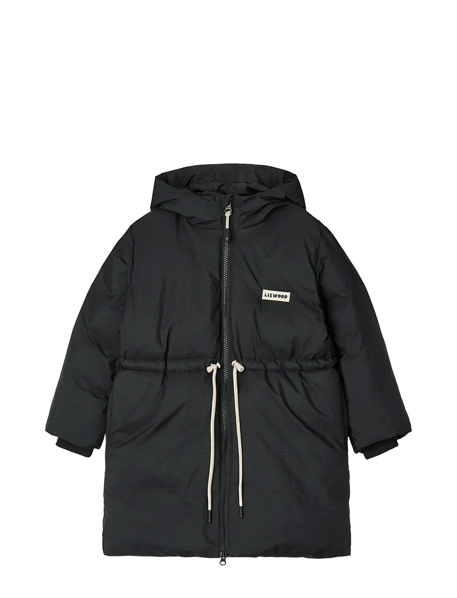 Liewood - Bille Long Down Jacket - mantlid - black - 0