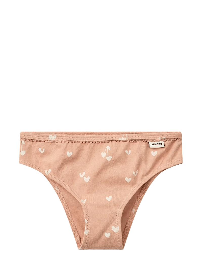 Liewood - Aylin Briefs 3-Pack - trusser - sweethearts / pale tuscany / stripe / heart / mix - 3