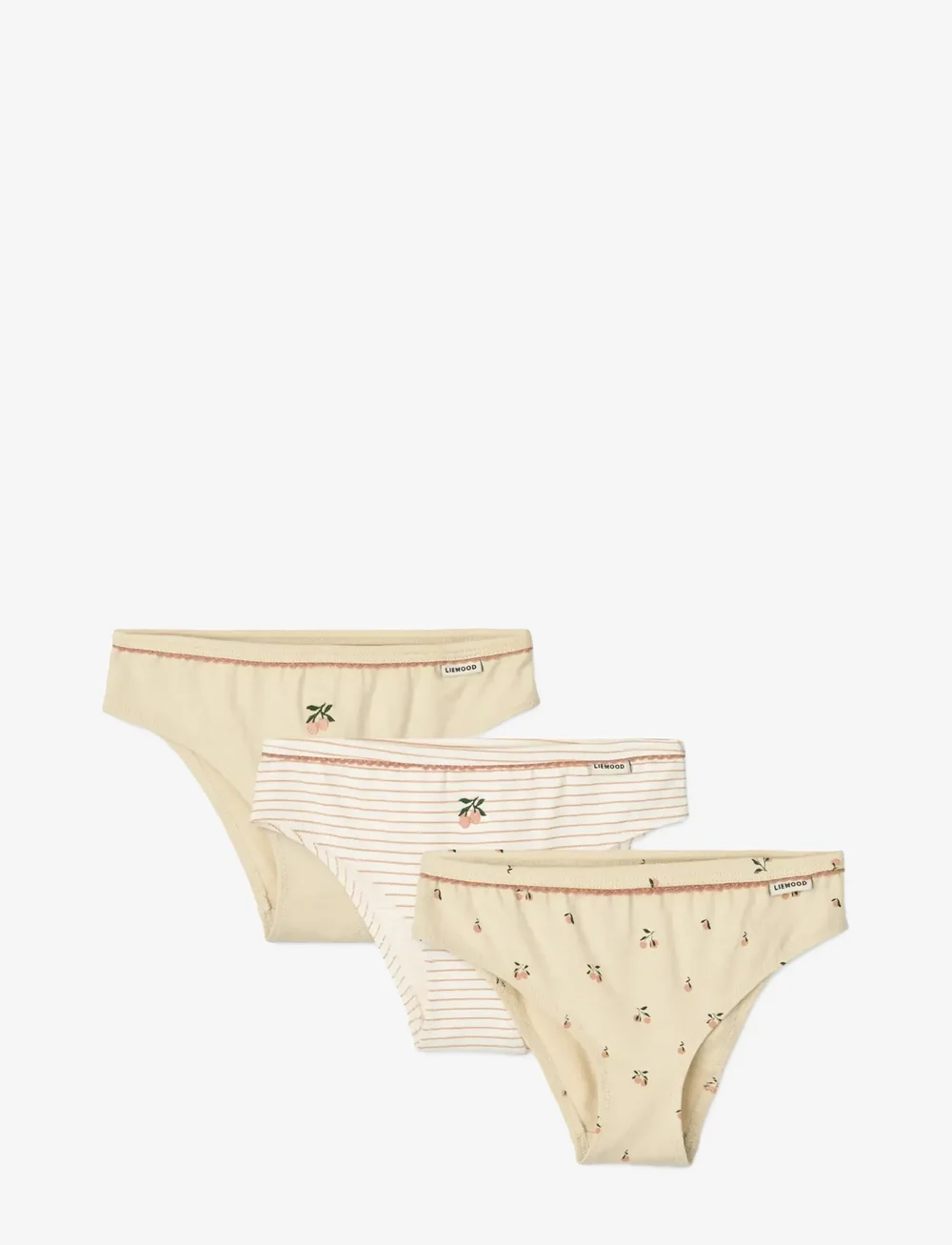 Liewood - Aylin Briefs 3-Pack - aluspüksid - mini peach sea shell mix - 0