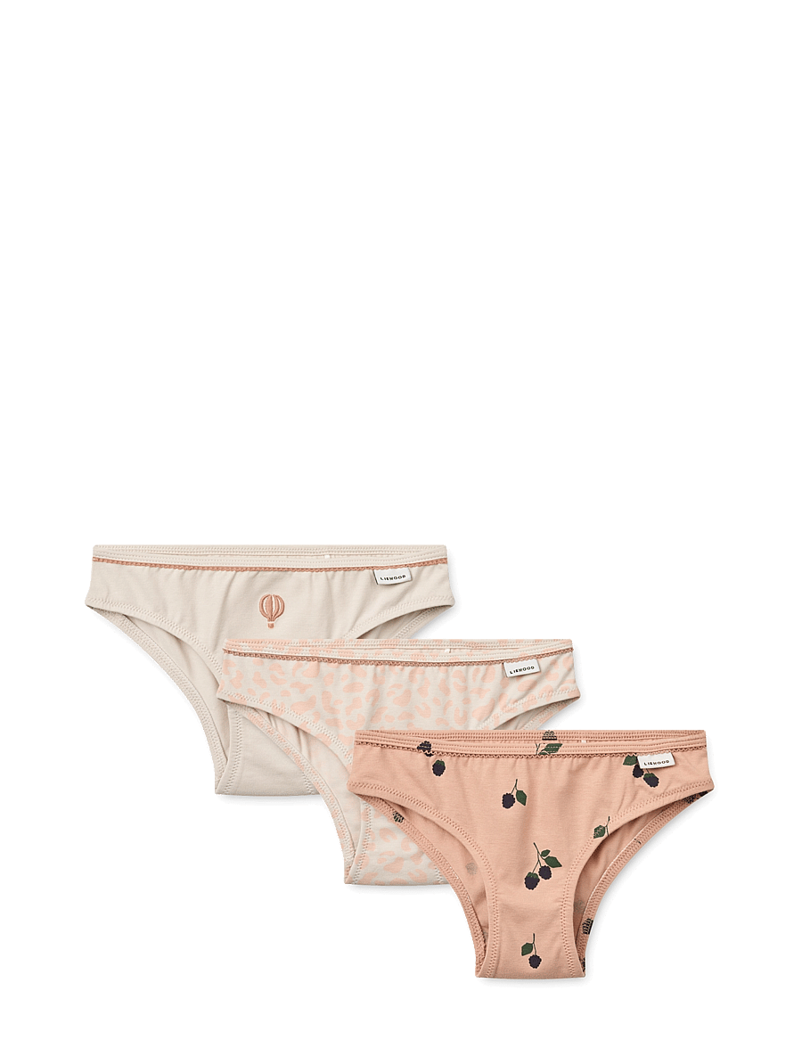 Liewood - Aylin Briefs 3-Pack - panties - pale tuscany multi mix - 0