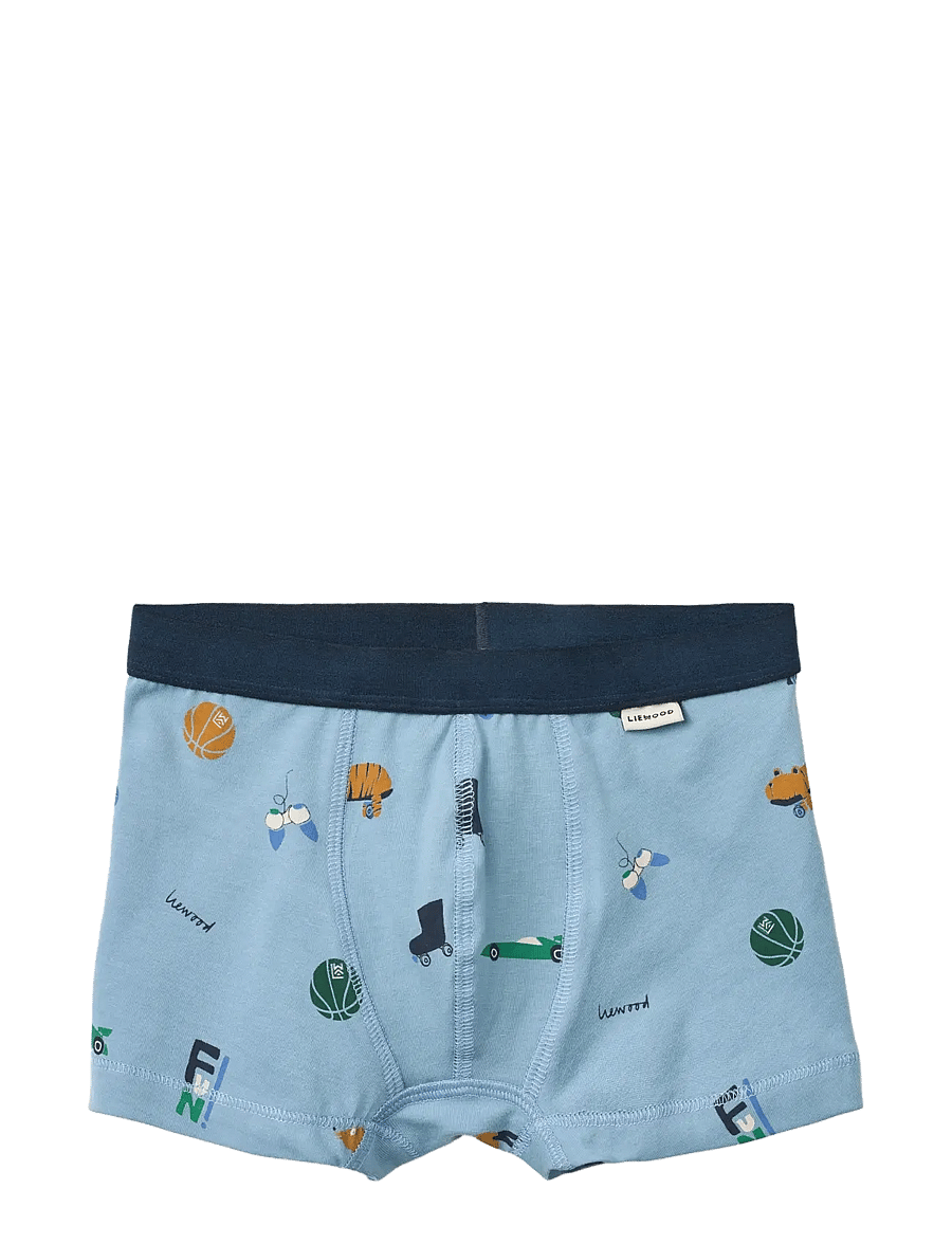 Liewood - Marvin Boxers 3-Pack - sous-vêtements pour hommes - fun / crisp white / beach blue / mix - 2