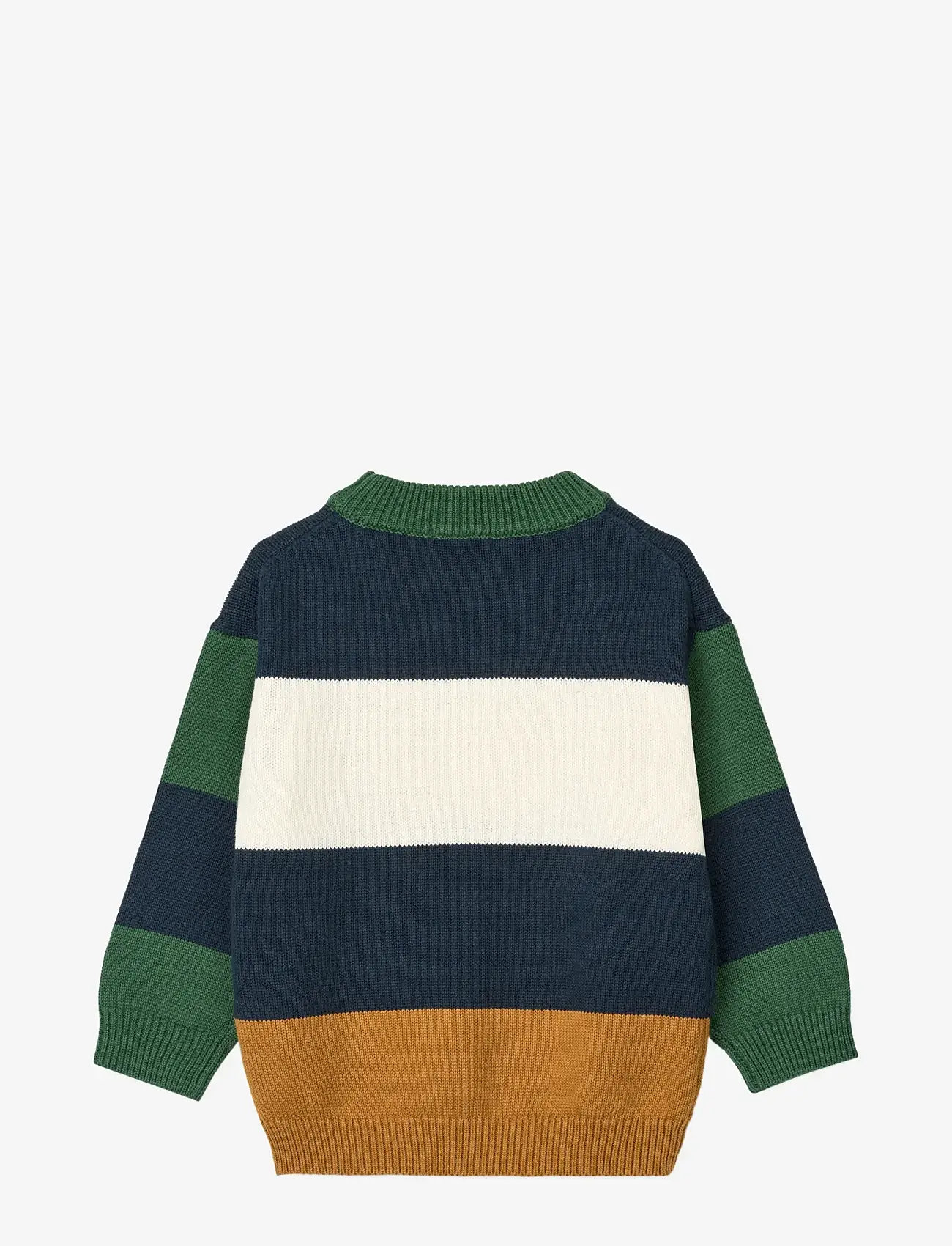 Liewood - Orlane Stripe Knit Jumper - pullover - classic navy multi mix - 1