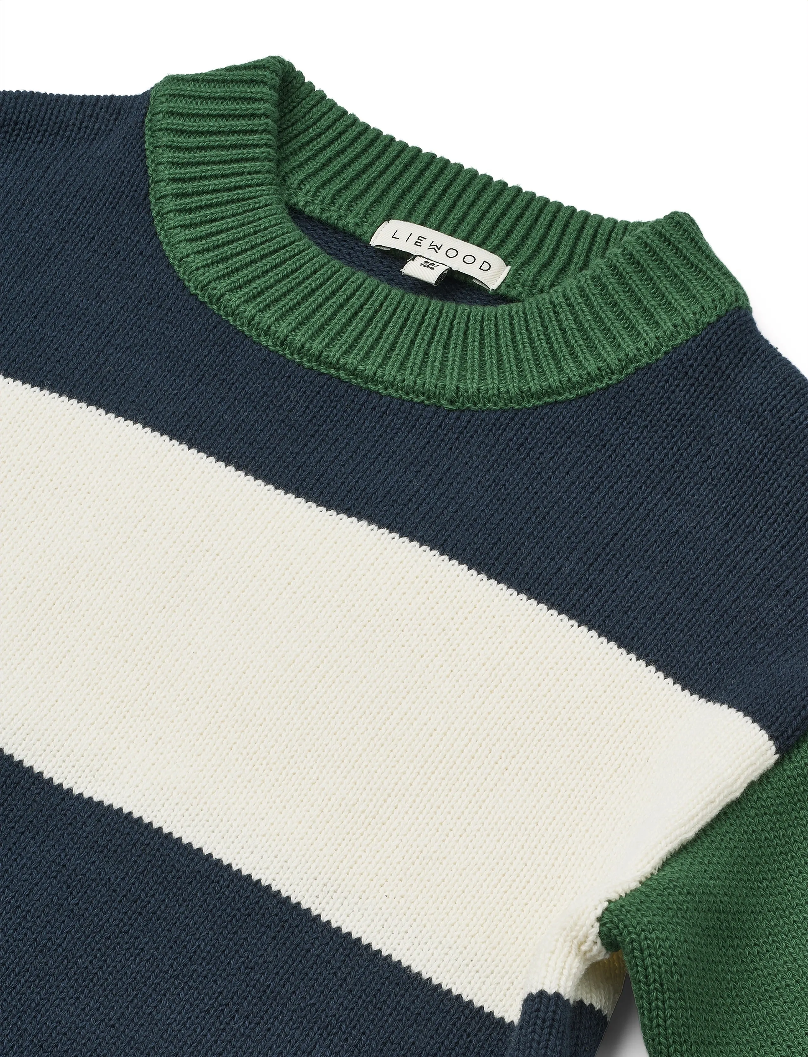 Liewood - Orlane Stripe Knit Jumper - stickade tröjor - classic navy multi mix - 2