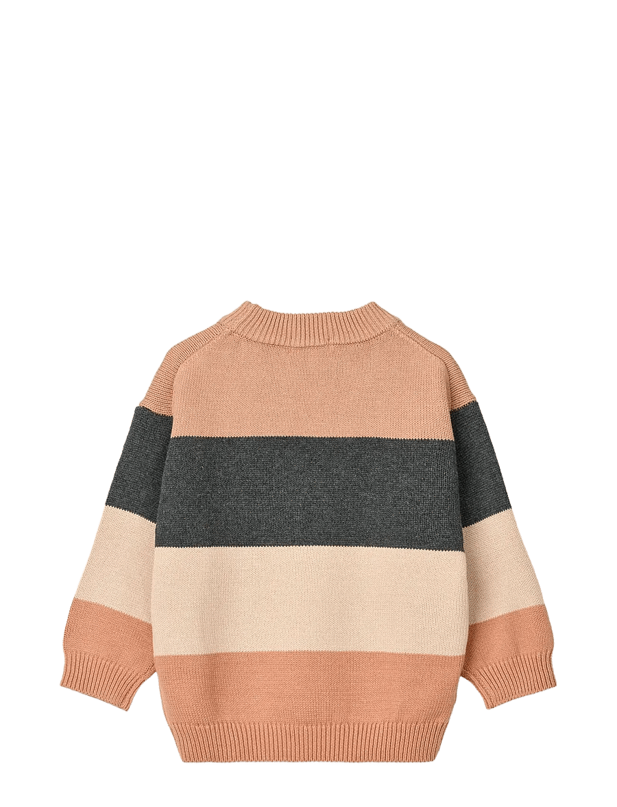 Liewood - Orlane Stripe Knit Jumper - trøjer - pale tuscany multi mix - 1