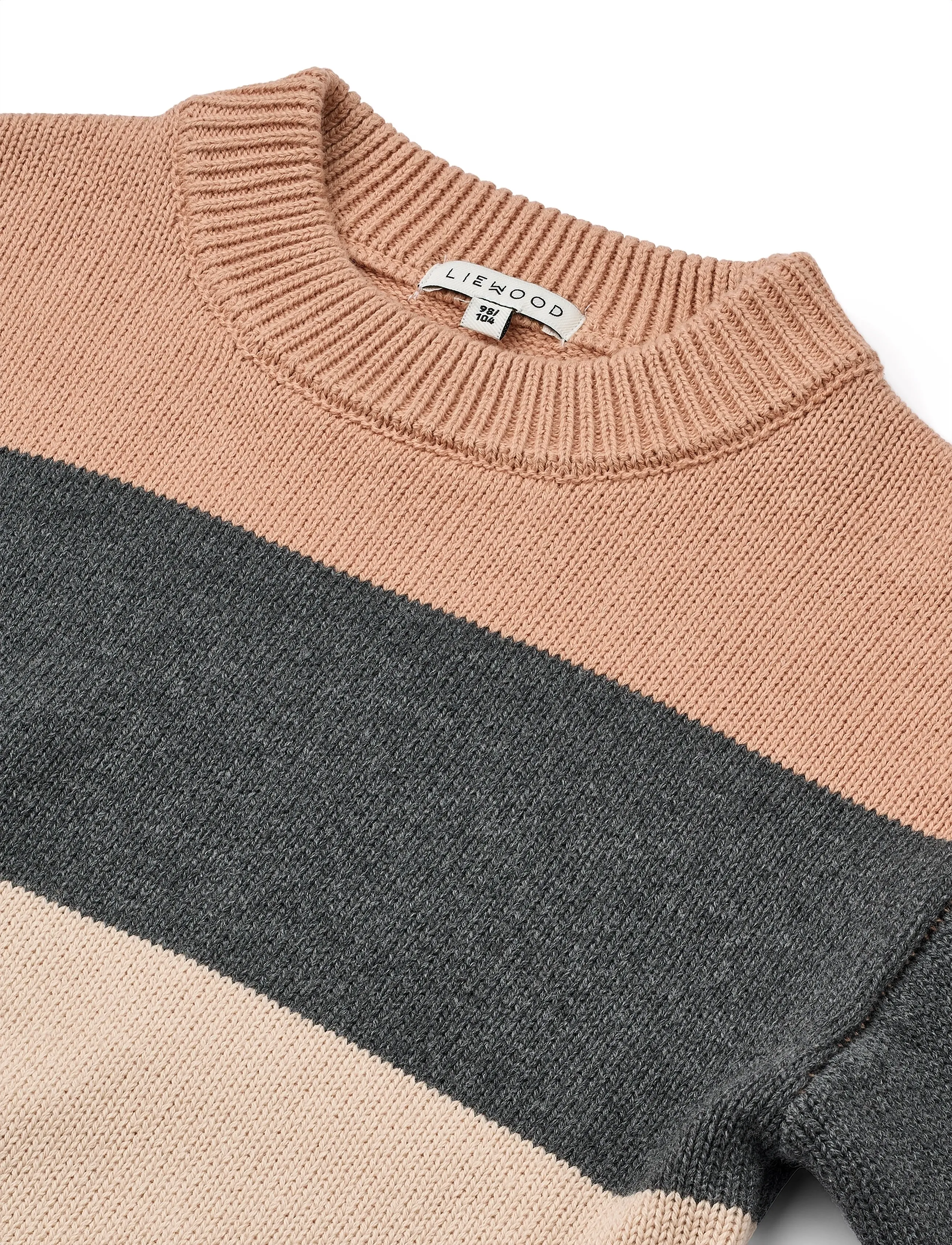Liewood - Orlane Stripe Knit Jumper - pullover - pale tuscany multi mix - 2
