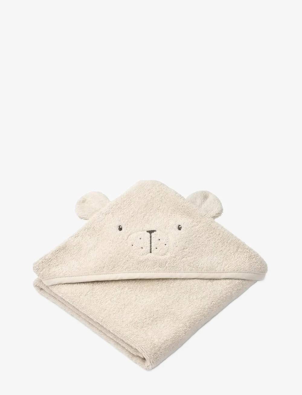 Liewood - Albert Polarbear Hooded towel - handtücher - sandy - 0
