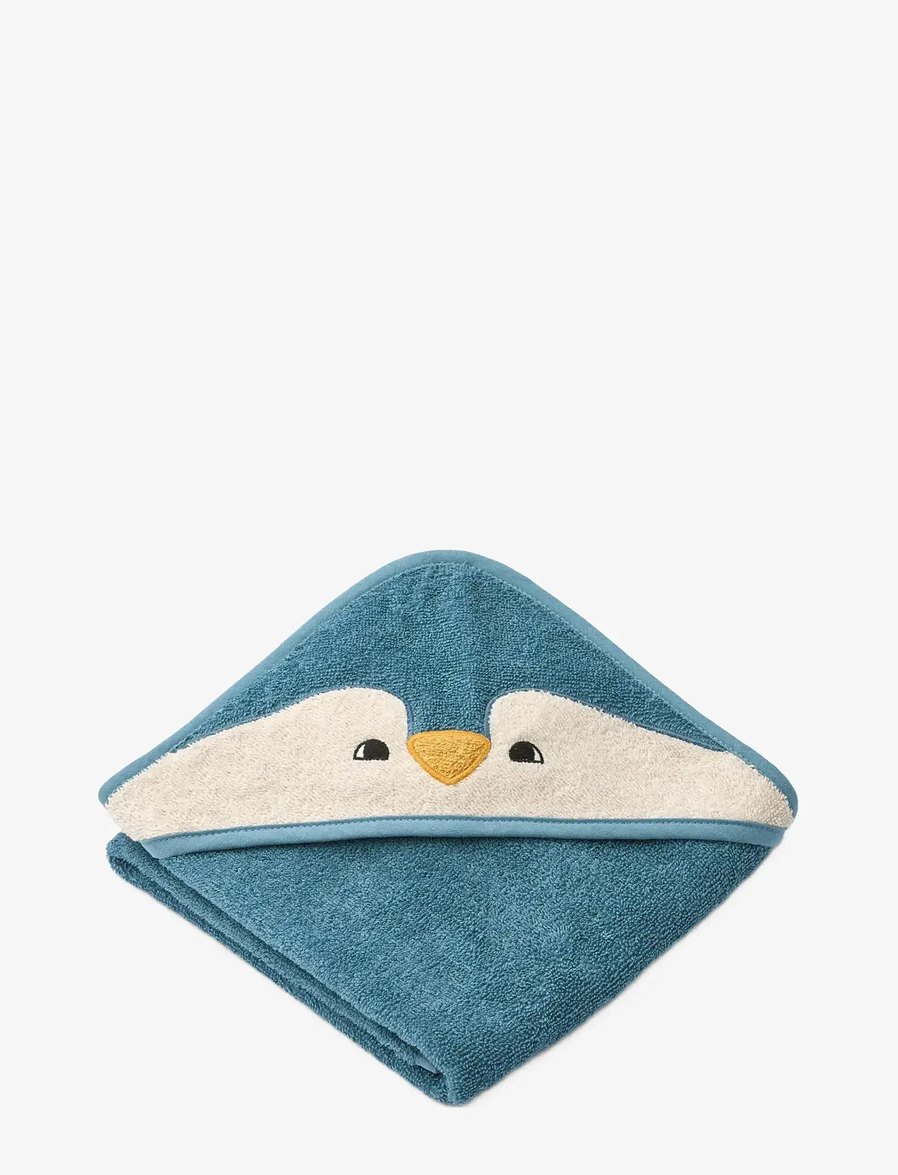 Liewood - Albert Penguin Hooded towel - håndklæder - oceanview mix - 0