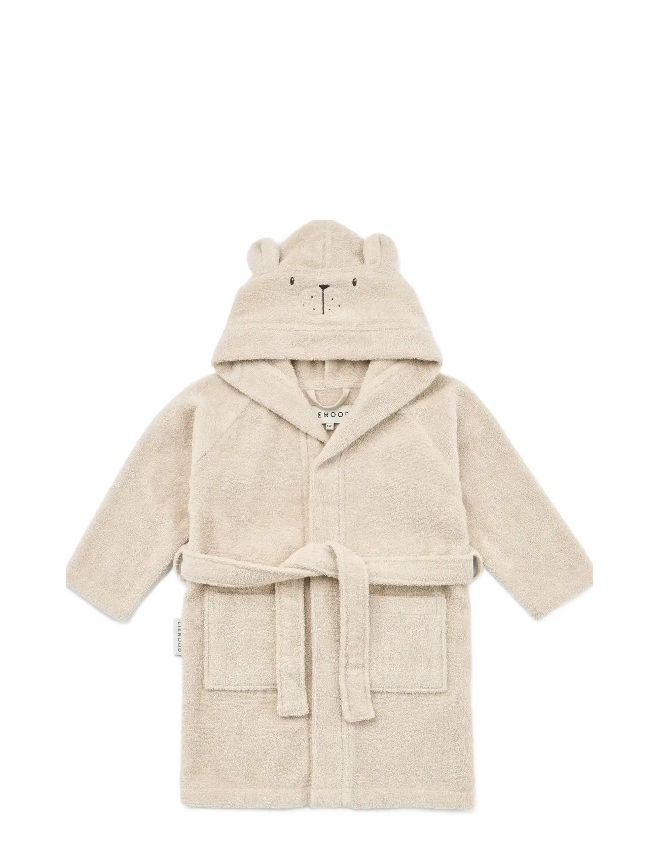 Liewood Lily Polarbear Bathrobe, 1/2Y, Night & Underwear, Creme - Bathrobes, Kinder