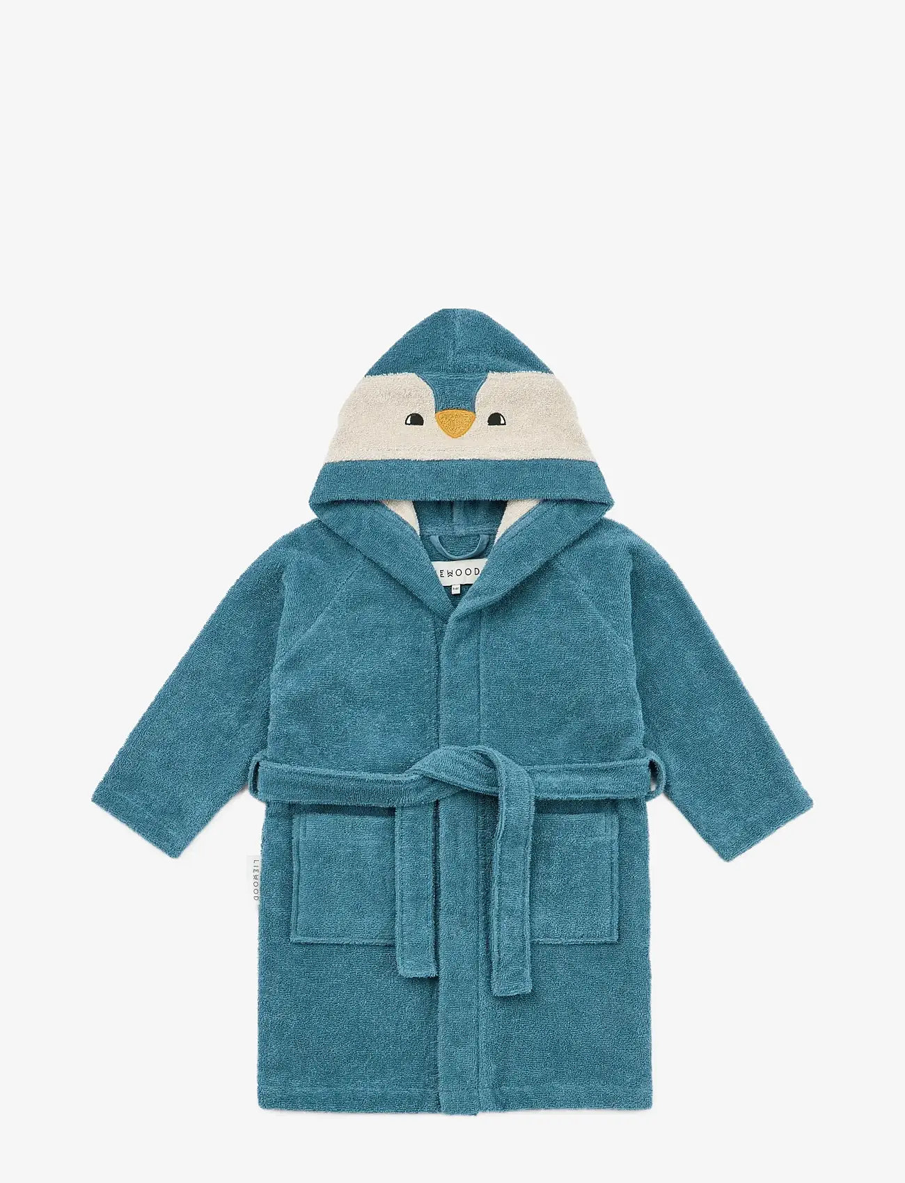 Liewood - Lily Penguin Bathrobe - alusvaatteet & yöasut - oceanview mix - 0