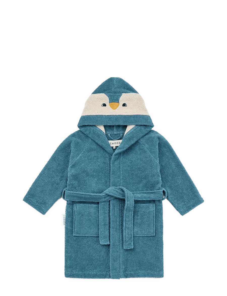 Liewood - Lily Penguin Bathrobe - sous-vêtements et pyjamas - oceanview mix - 0
