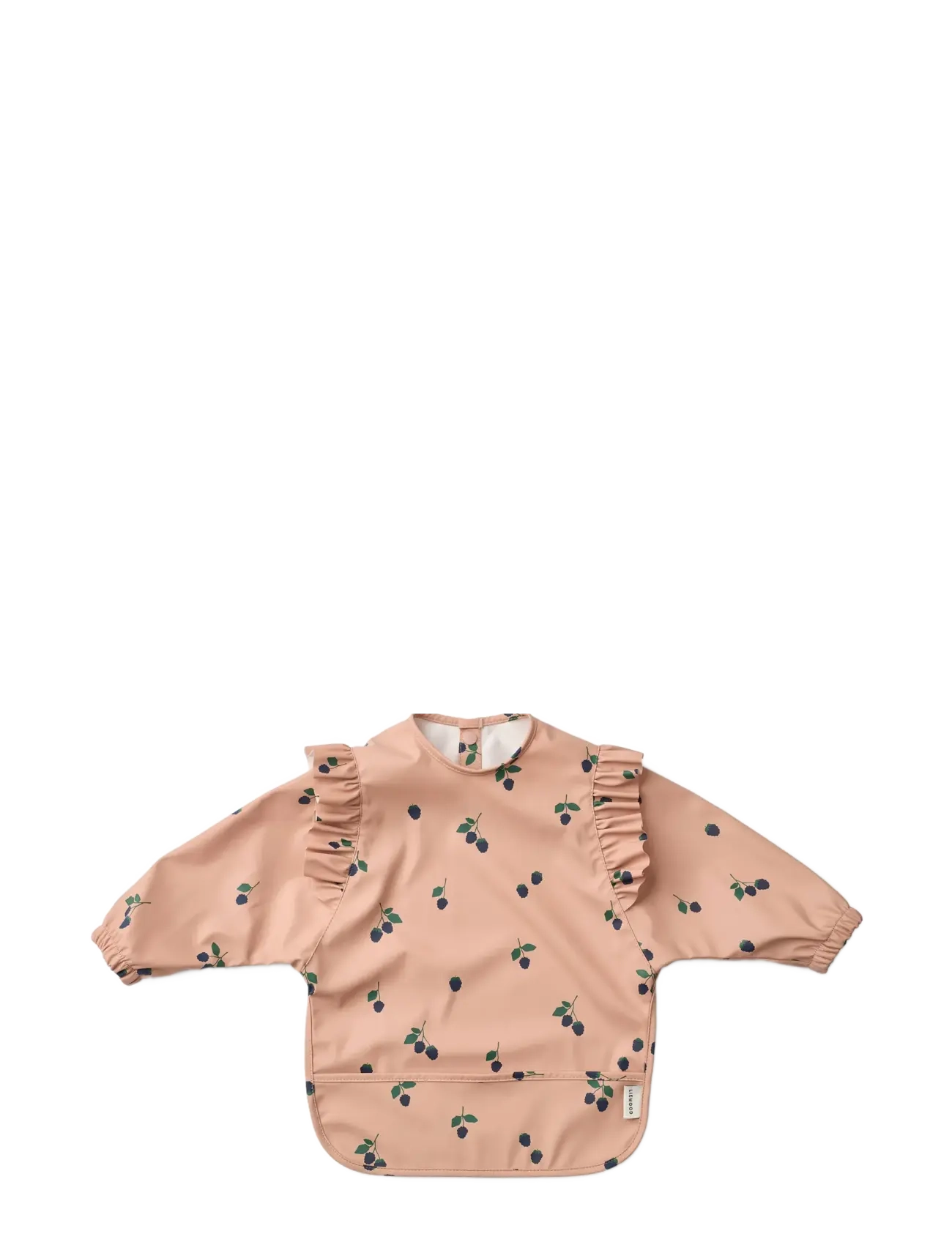 Liewood Merle Ruffle Cape Bib, One Size, Pink, Hagesmække > Langærmet Hagesmæk, Børn