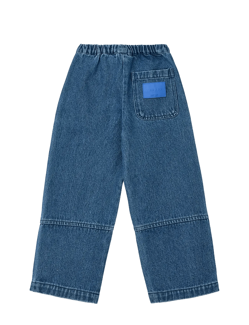 Liewood - Cesar Placement Denim Pants - loose jeans - medium blue denim - 2