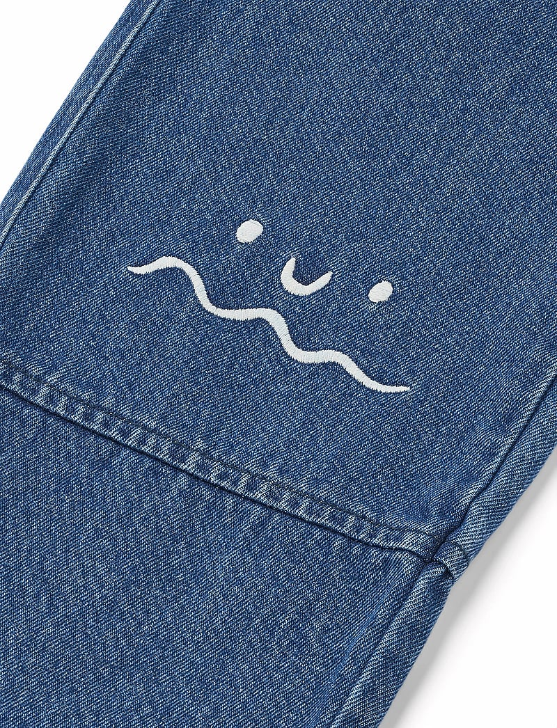 Liewood - Cesar Placement Denim Pants - loose jeans - medium blue denim - 3