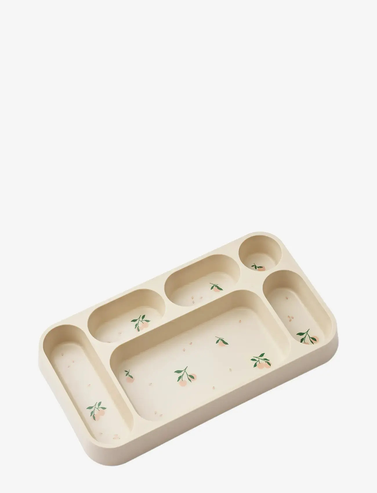 Liewood - Mosu Divider Plate - taldrikud - peach / sea shell - 0