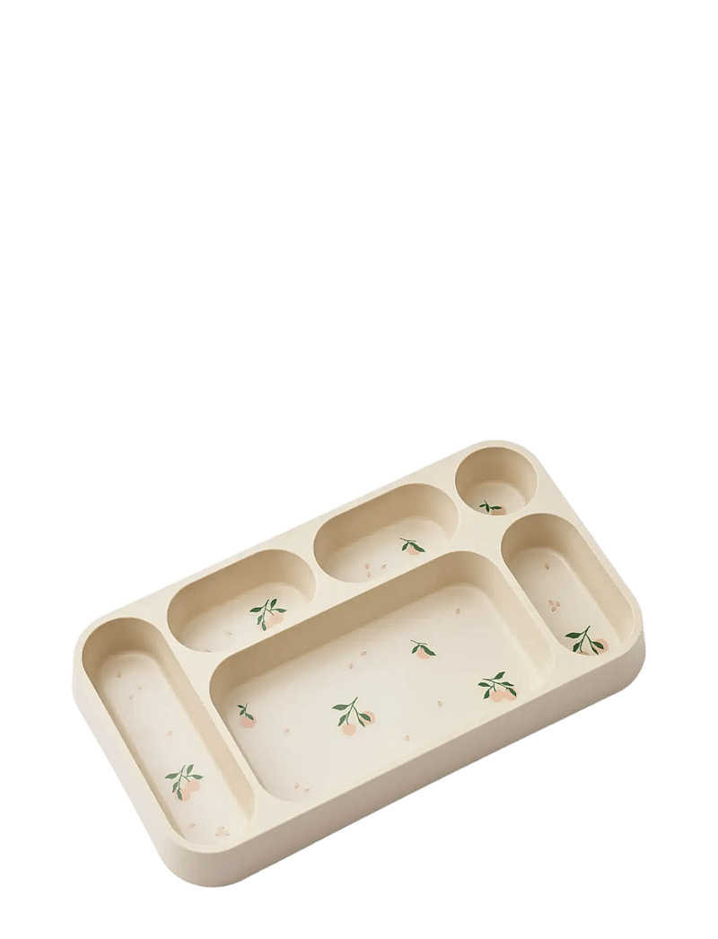 Liewood - Mosu Divider Plate - taldrikud - peach / sea shell - 0