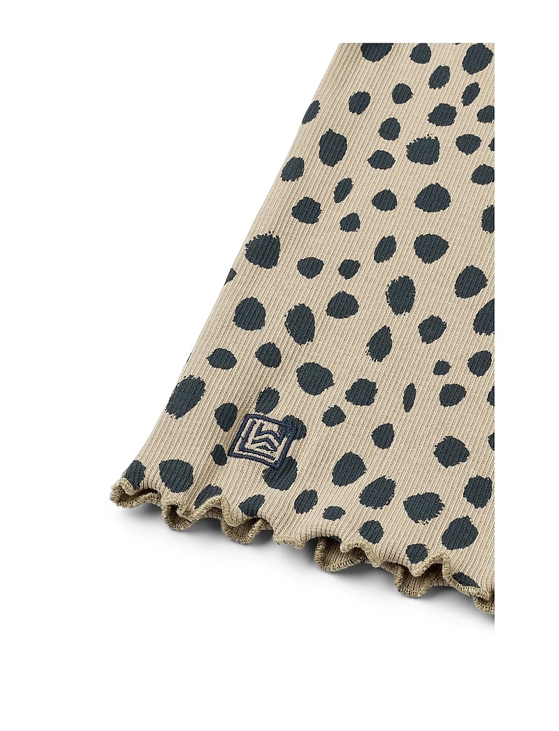 Liewood - Nieve Printed Longsleeve Rib T-shirt - långärmade - leo spots / mist - 2