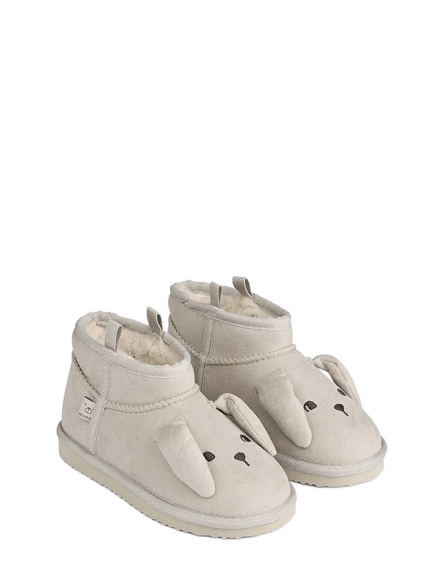 Liewood - Alban Rabbit Shoes - pre-walkers - dumbo grey - 0